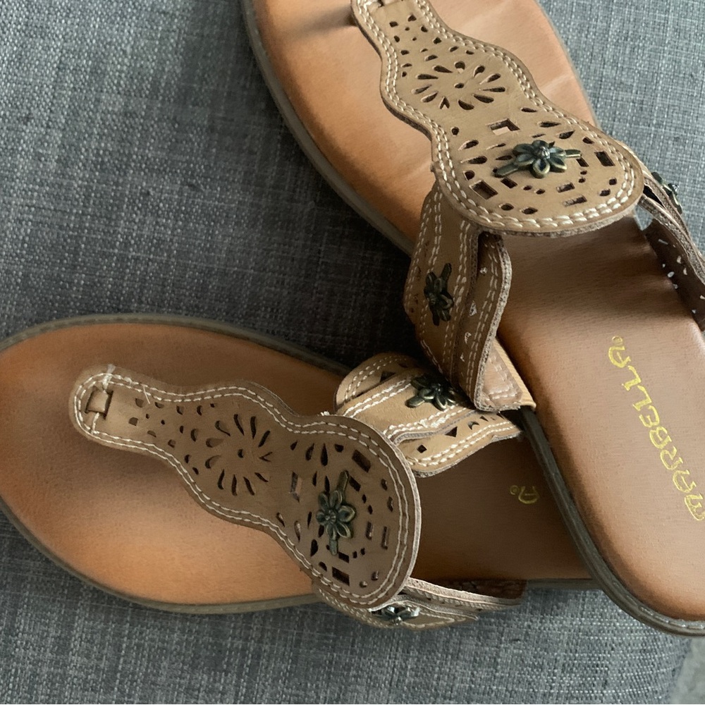 Marbella leather sandals